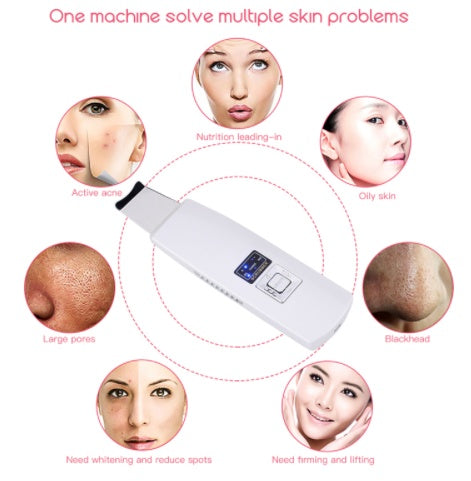 Ultrasonic Skin Scrubber Facial Cleanser