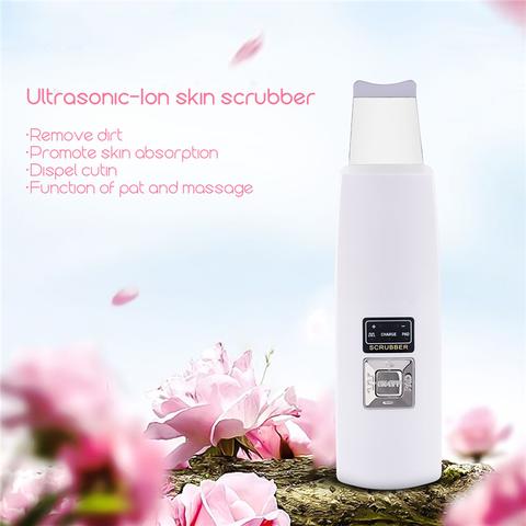 Ultrasonic Skin Scrubber Facial Cleanser