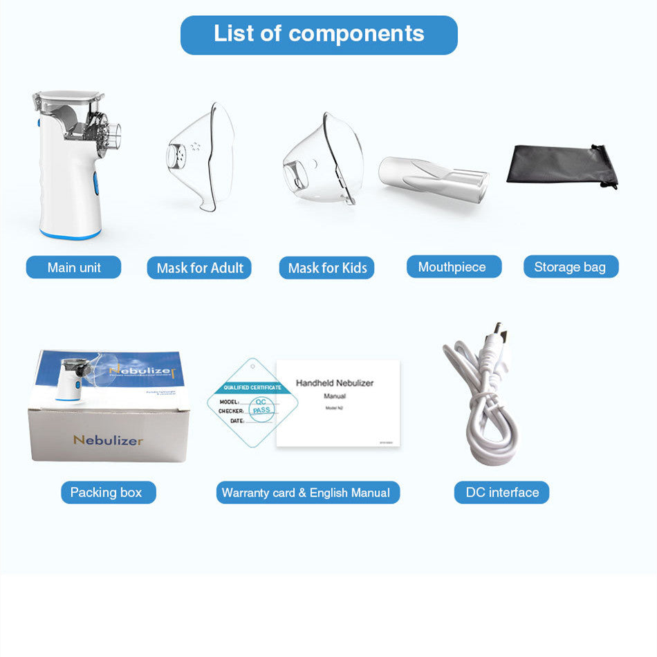Portable Handheld Mesh Nebulizer